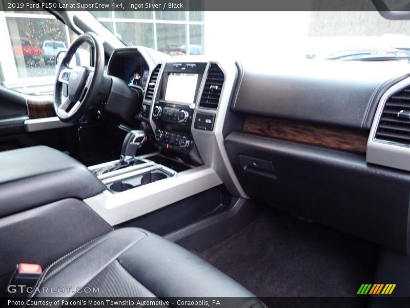Ingot Silver / Black 2019 Ford F150 Lariat SuperCrew 4x4