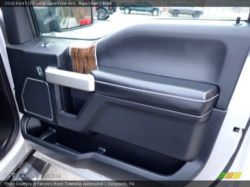 Ingot Silver / Black 2019 Ford F150 Lariat SuperCrew 4x4
