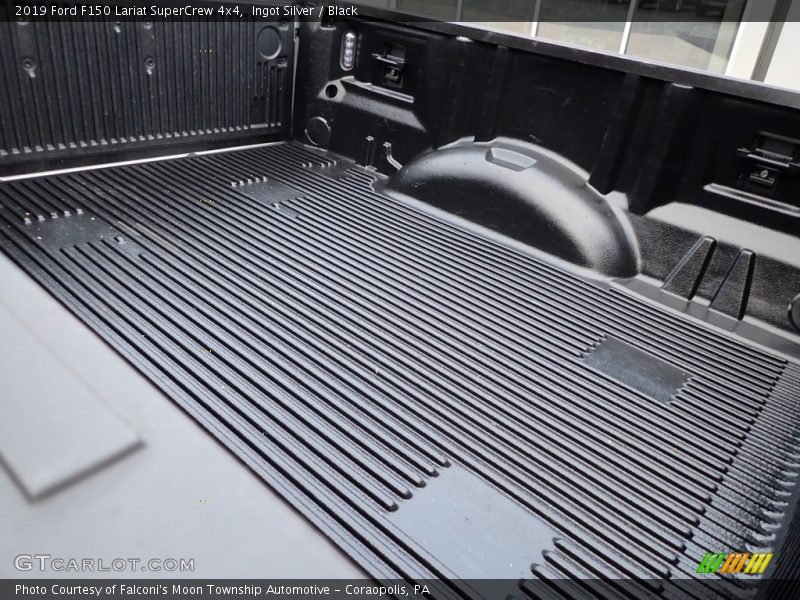 Ingot Silver / Black 2019 Ford F150 Lariat SuperCrew 4x4