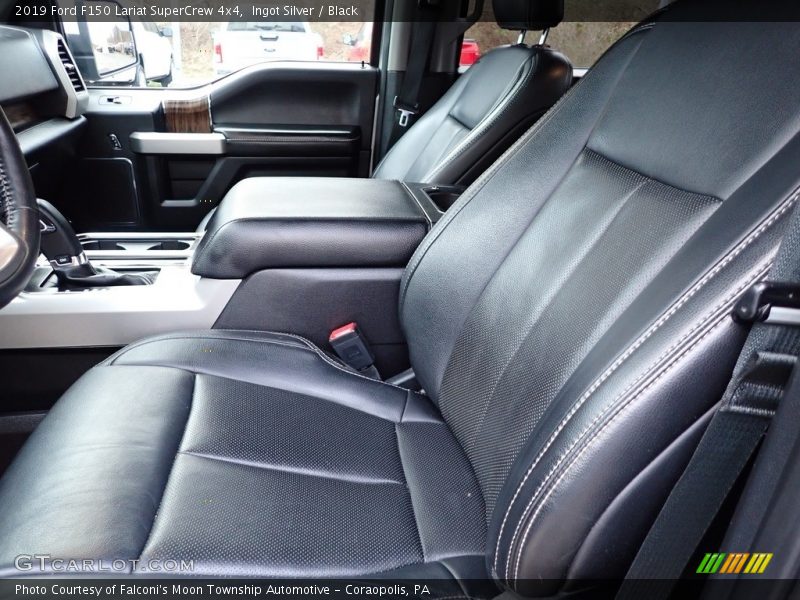 Ingot Silver / Black 2019 Ford F150 Lariat SuperCrew 4x4