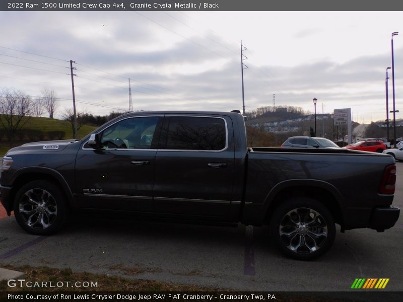 Granite Crystal Metallic / Black 2022 Ram 1500 Limited Crew Cab 4x4