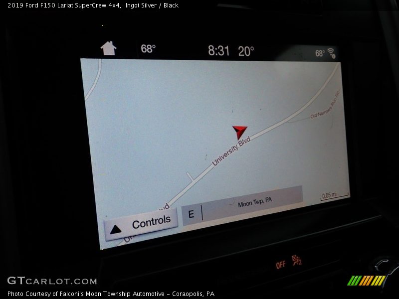 Ingot Silver / Black 2019 Ford F150 Lariat SuperCrew 4x4