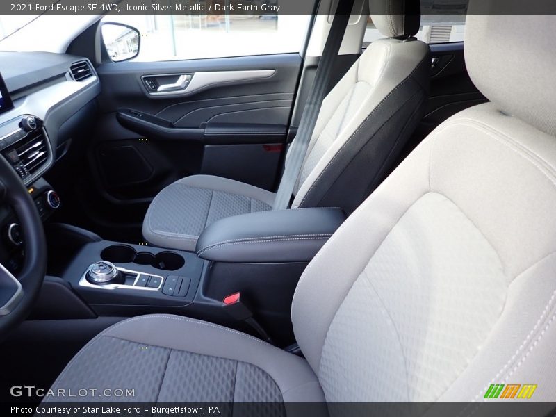 Front Seat of 2021 Escape SE 4WD