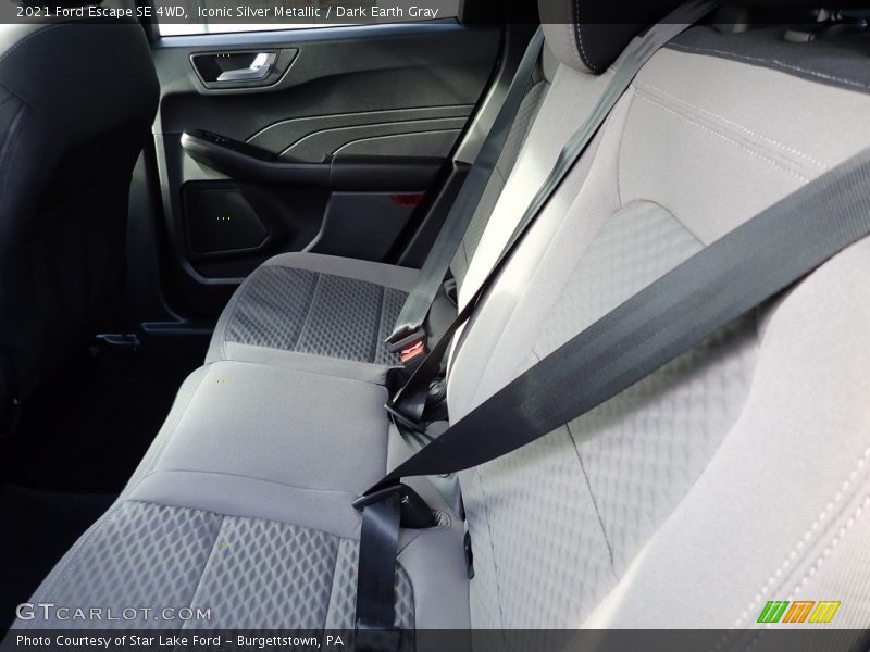 Rear Seat of 2021 Escape SE 4WD