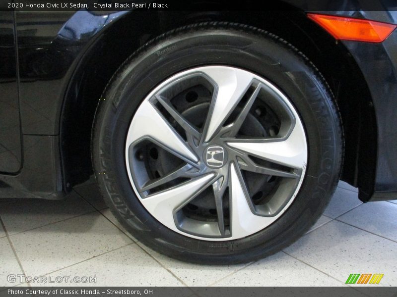Crystal Black Pearl / Black 2020 Honda Civic LX Sedan