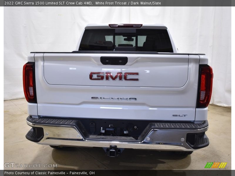 White Frost Tricoat / Dark Walnut/Slate 2022 GMC Sierra 1500 Limited SLT Crew Cab 4WD