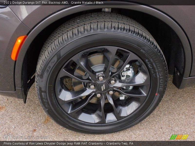 Granite Metallic / Black 2021 Dodge Durango SXT Plus Blacktop AWD