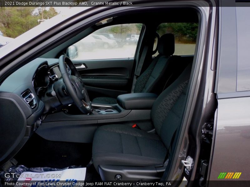 Granite Metallic / Black 2021 Dodge Durango SXT Plus Blacktop AWD