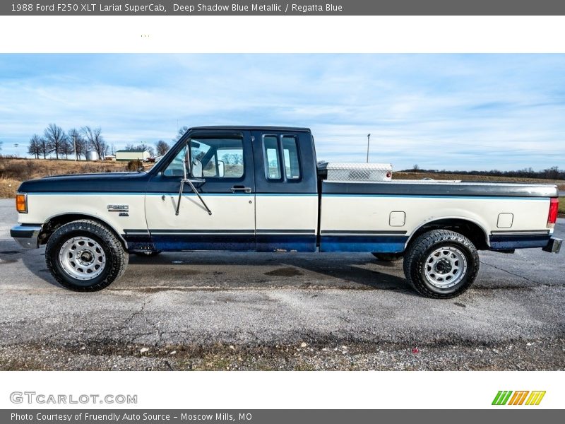  1988 F250 XLT Lariat SuperCab Deep Shadow Blue Metallic