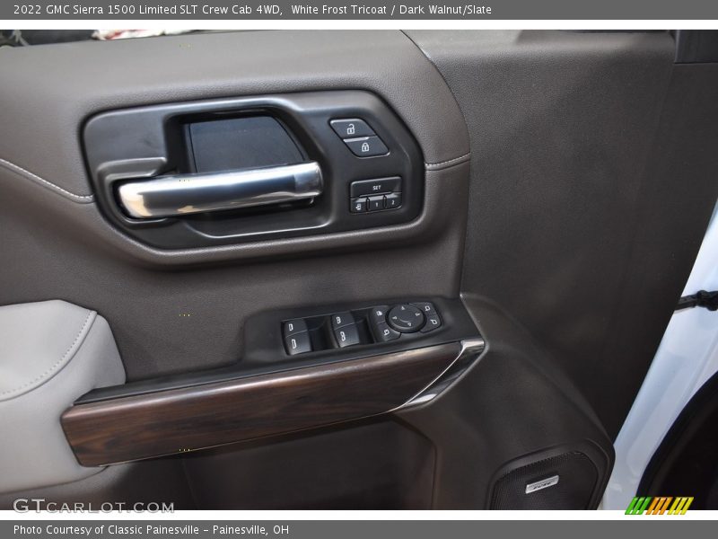 White Frost Tricoat / Dark Walnut/Slate 2022 GMC Sierra 1500 Limited SLT Crew Cab 4WD