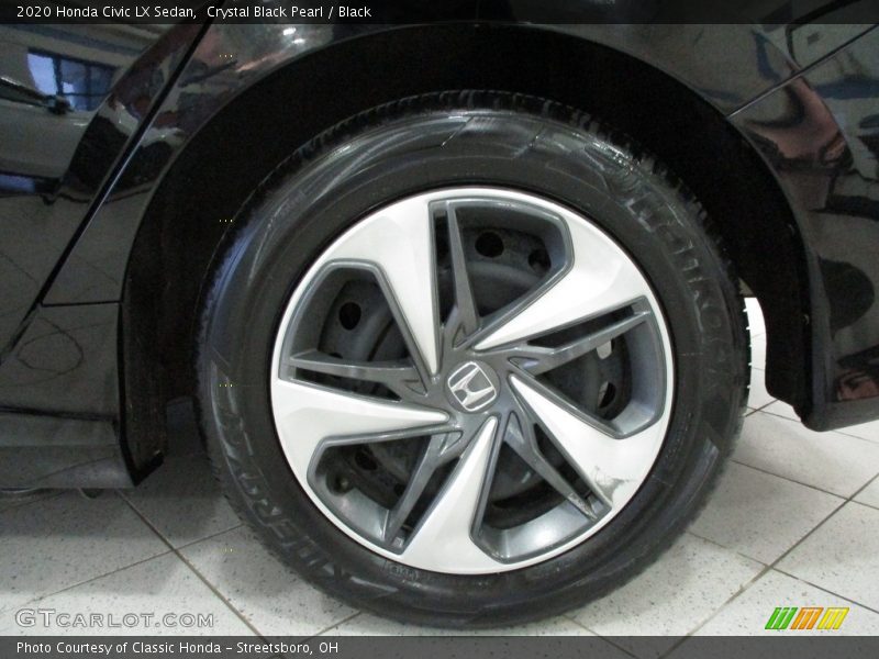 Crystal Black Pearl / Black 2020 Honda Civic LX Sedan