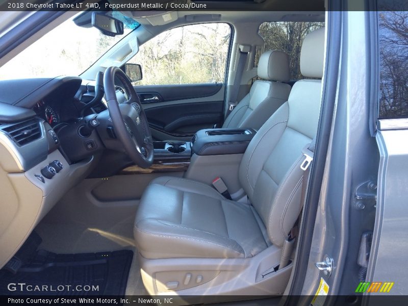 Pepperdust Metallic / Cocoa/Dune 2018 Chevrolet Tahoe LT 4WD