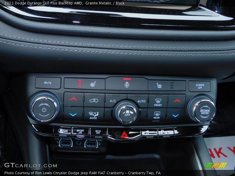 Granite Metallic / Black 2021 Dodge Durango SXT Plus Blacktop AWD