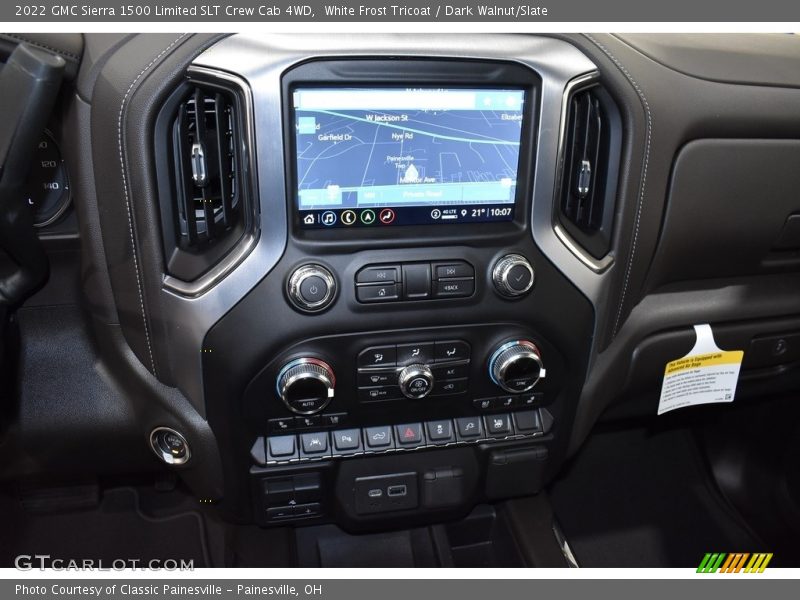 White Frost Tricoat / Dark Walnut/Slate 2022 GMC Sierra 1500 Limited SLT Crew Cab 4WD
