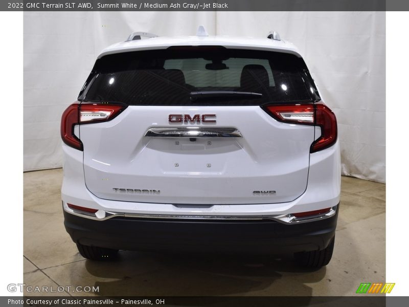 Summit White / Medium Ash Gray/­Jet Black 2022 GMC Terrain SLT AWD
