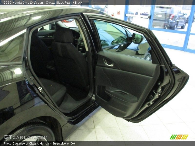 Crystal Black Pearl / Black 2020 Honda Civic LX Sedan