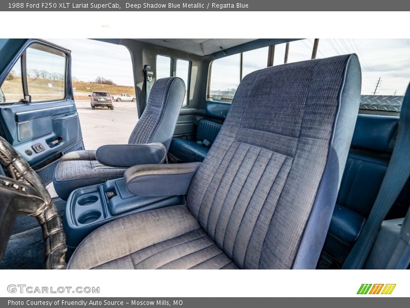 Front Seat of 1988 F250 XLT Lariat SuperCab