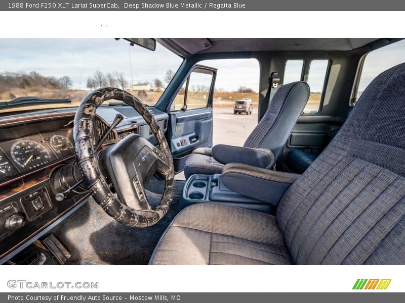 Front Seat of 1988 F250 XLT Lariat SuperCab