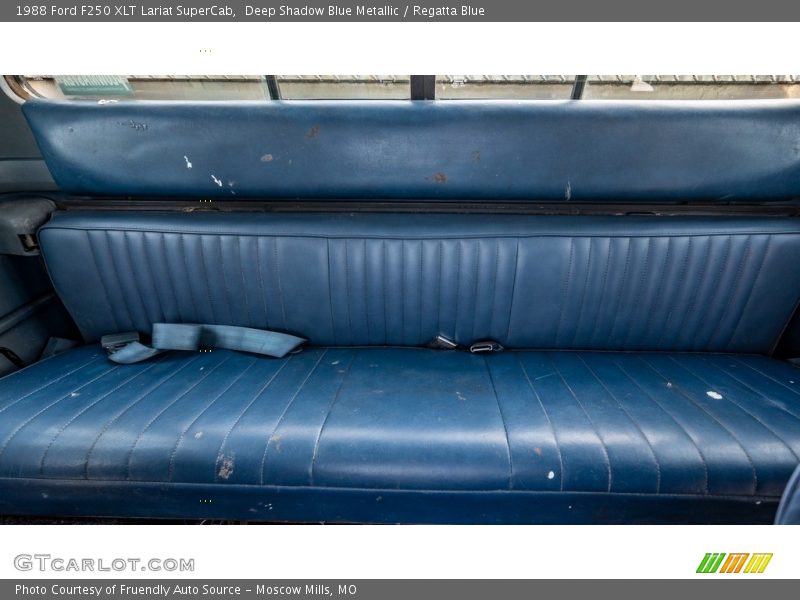 Rear Seat of 1988 F250 XLT Lariat SuperCab