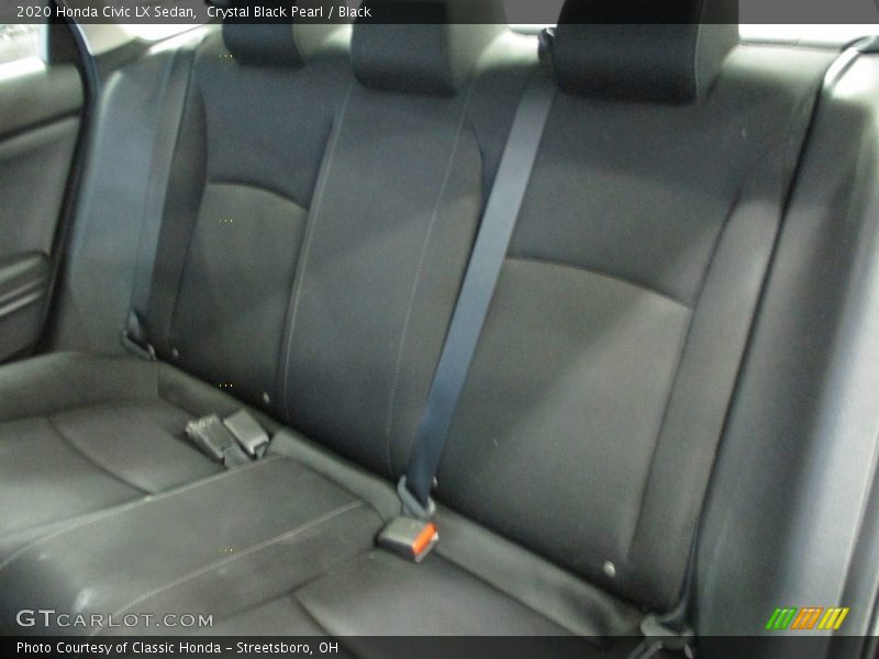 Crystal Black Pearl / Black 2020 Honda Civic LX Sedan