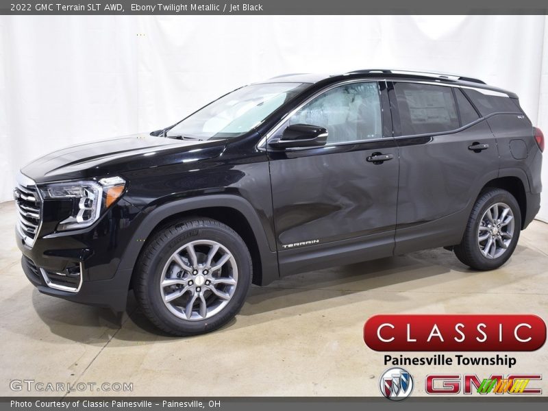 Ebony Twilight Metallic / Jet Black 2022 GMC Terrain SLT AWD