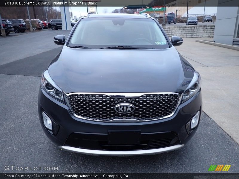 Platinum Graphite / Black 2018 Kia Sorento SX AWD