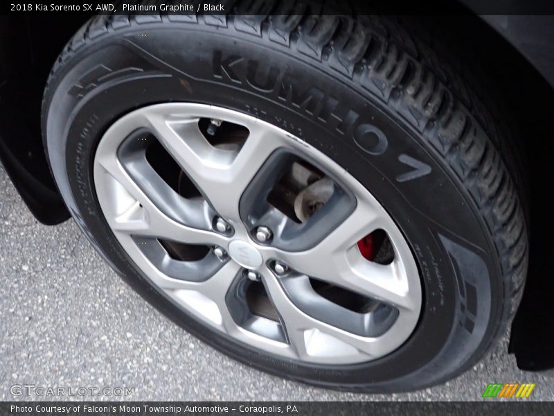 Platinum Graphite / Black 2018 Kia Sorento SX AWD
