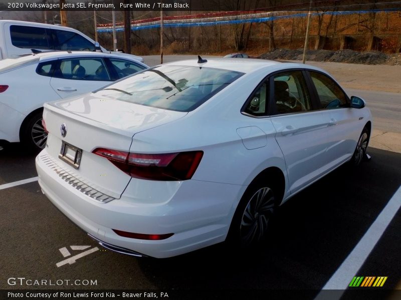 Pure White / Titan Black 2020 Volkswagen Jetta SEL Premium