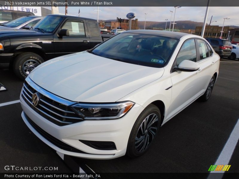 Pure White / Titan Black 2020 Volkswagen Jetta SEL Premium
