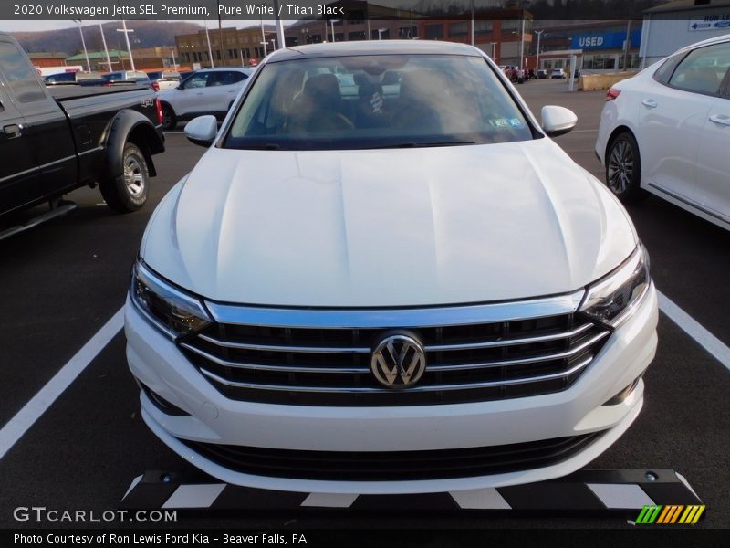 Pure White / Titan Black 2020 Volkswagen Jetta SEL Premium