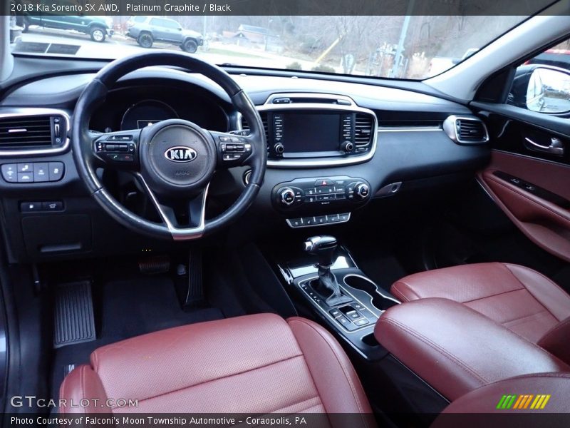  2018 Sorento SX AWD Black Interior