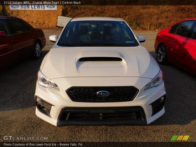 Crystal White Pearl / Carbon Black 2019 Subaru WRX