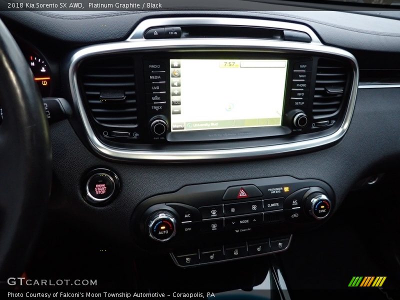 Platinum Graphite / Black 2018 Kia Sorento SX AWD