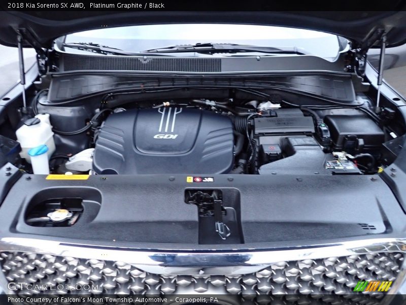  2018 Sorento SX AWD Engine - 3.3 Liter GDI DOHC 24-Valve CVVT V6