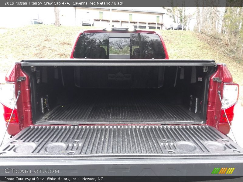 Cayenne Red Metallic / Black 2019 Nissan Titan SV Crew Cab 4x4