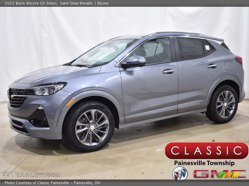 Satin Steel Metallic / Ebony 2022 Buick Encore GX Select