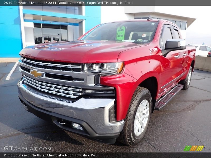 Cajun Red Tintcoat / Jet Black 2019 Chevrolet Silverado 1500 LT Double Cab 4WD