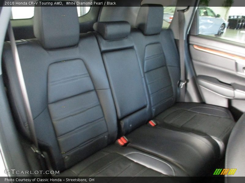 White Diamond Pearl / Black 2018 Honda CR-V Touring AWD