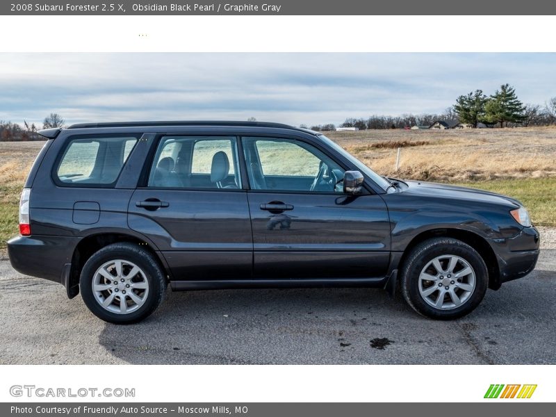 Obsidian Black Pearl / Graphite Gray 2008 Subaru Forester 2.5 X