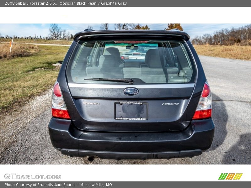 Obsidian Black Pearl / Graphite Gray 2008 Subaru Forester 2.5 X