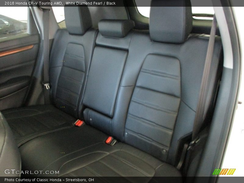 White Diamond Pearl / Black 2018 Honda CR-V Touring AWD