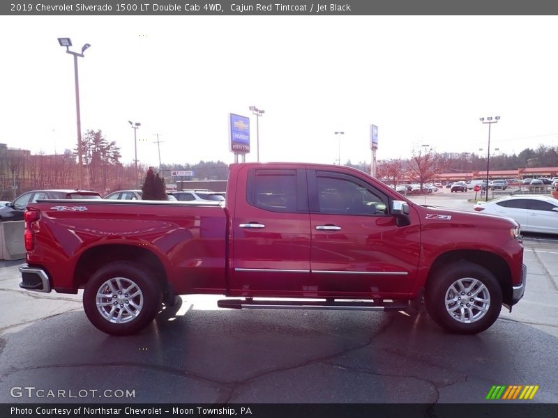 Cajun Red Tintcoat / Jet Black 2019 Chevrolet Silverado 1500 LT Double Cab 4WD