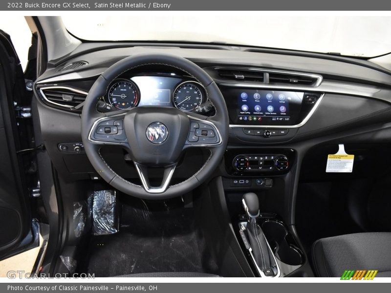 Satin Steel Metallic / Ebony 2022 Buick Encore GX Select