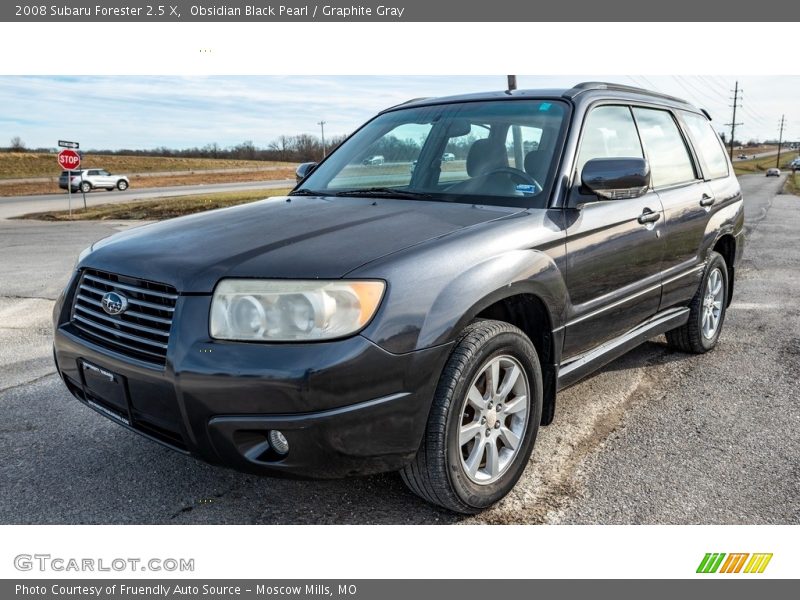 Obsidian Black Pearl / Graphite Gray 2008 Subaru Forester 2.5 X