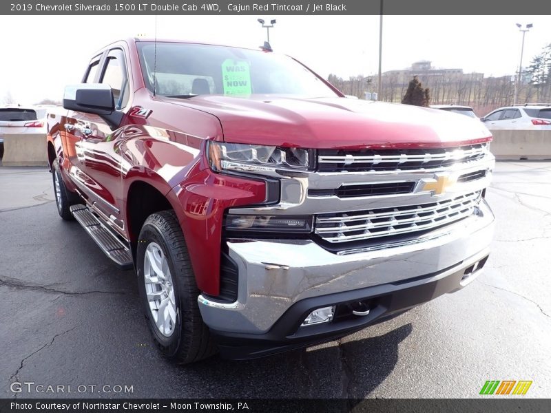 Cajun Red Tintcoat / Jet Black 2019 Chevrolet Silverado 1500 LT Double Cab 4WD