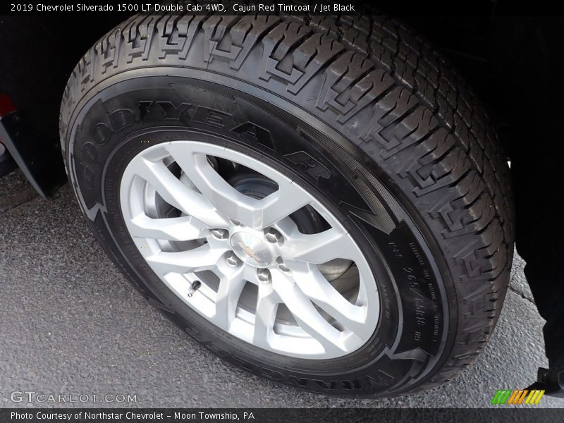 Cajun Red Tintcoat / Jet Black 2019 Chevrolet Silverado 1500 LT Double Cab 4WD