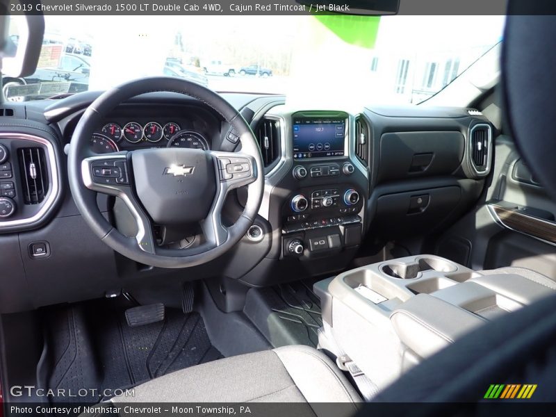 Cajun Red Tintcoat / Jet Black 2019 Chevrolet Silverado 1500 LT Double Cab 4WD
