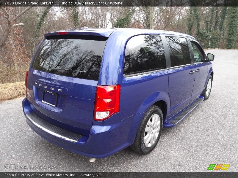 Indigo Blue / Black/Light Graystone 2020 Dodge Grand Caravan SE