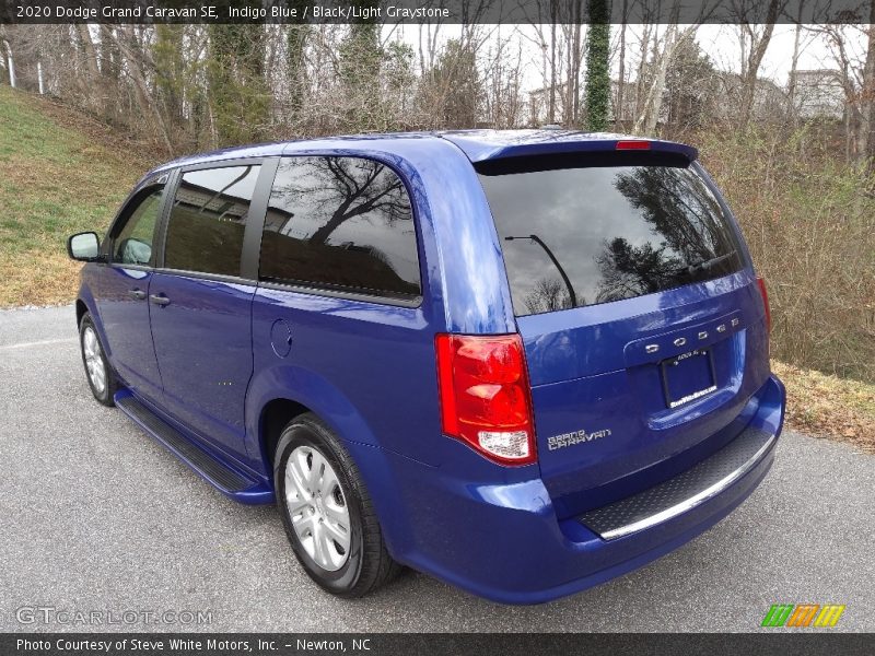 Indigo Blue / Black/Light Graystone 2020 Dodge Grand Caravan SE