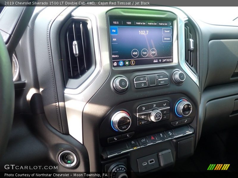 Cajun Red Tintcoat / Jet Black 2019 Chevrolet Silverado 1500 LT Double Cab 4WD